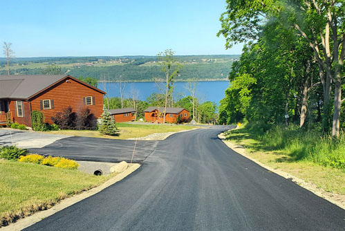 top paved driveway