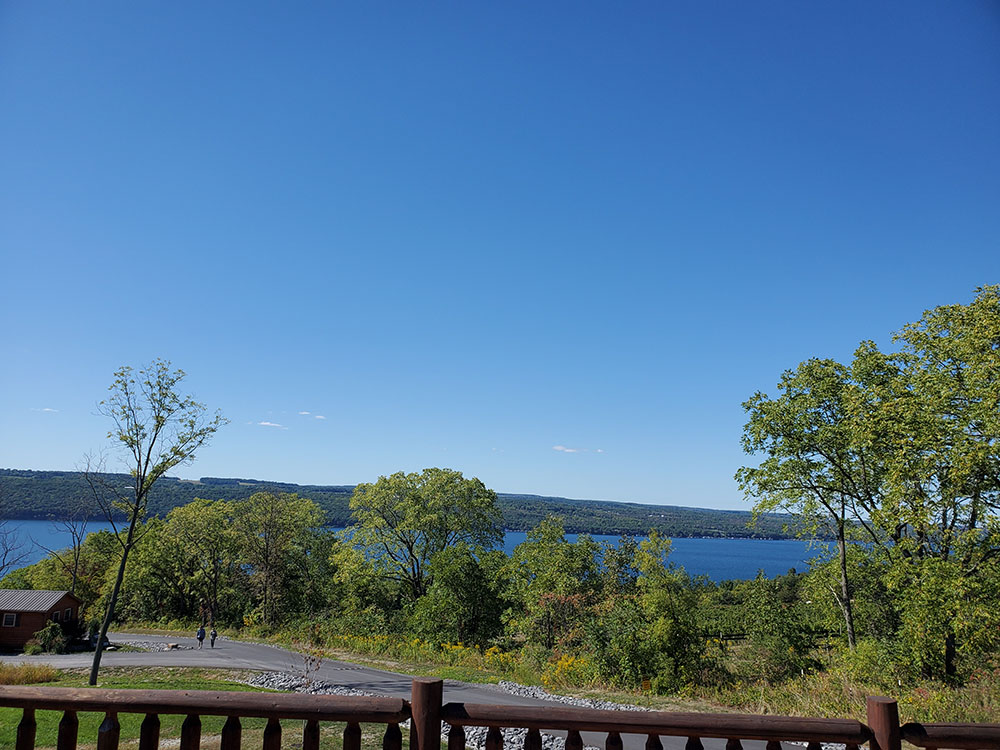view from cottage 21